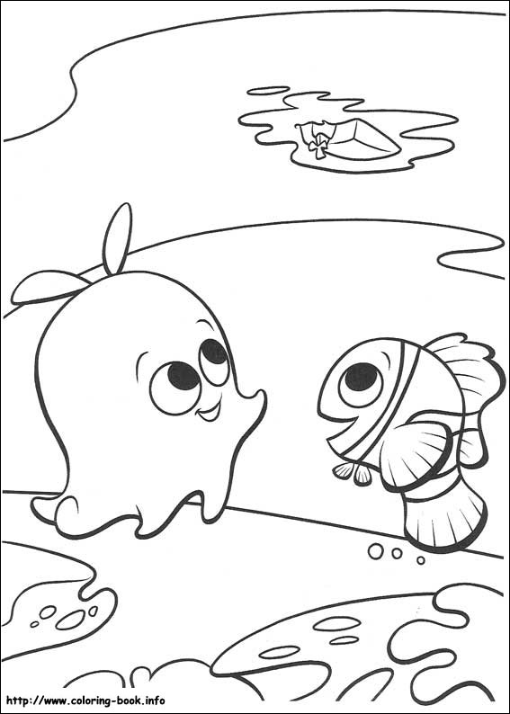 Finding Nemo coloring picture